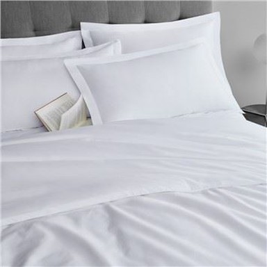 White 100% Washed Cotton Duvet Cover Set, 3 Piece Luxury Soft Bedding Set with Buttons Closure Duvet Cover